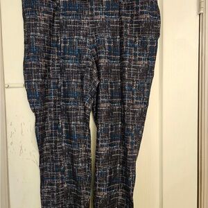 Torrid Pull on Pencil Skinny Studio Luxe Ponte Pant - Marl Dot Periscope - NWT